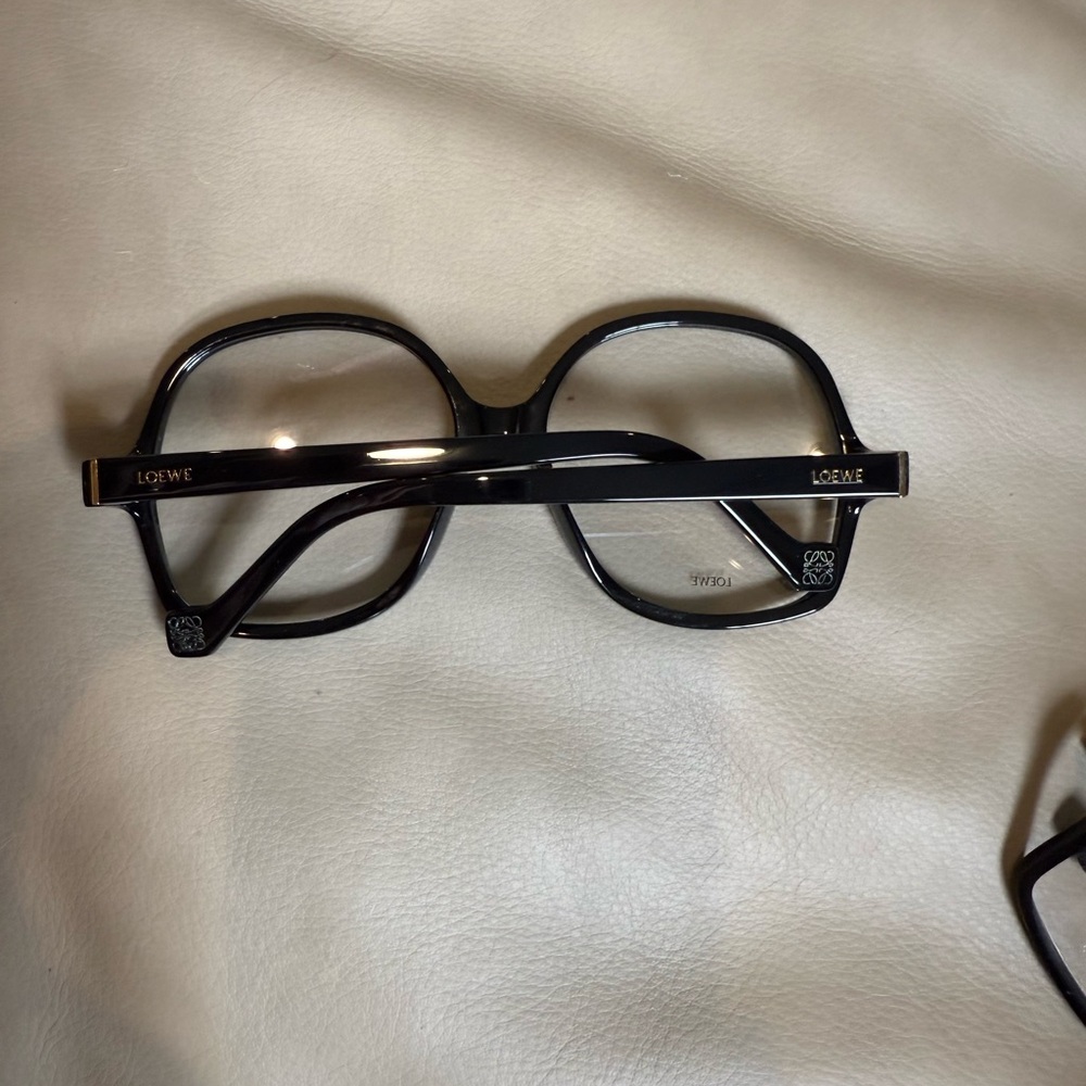 Loewe Black Rectangular Glasses Sleek Design - image 2